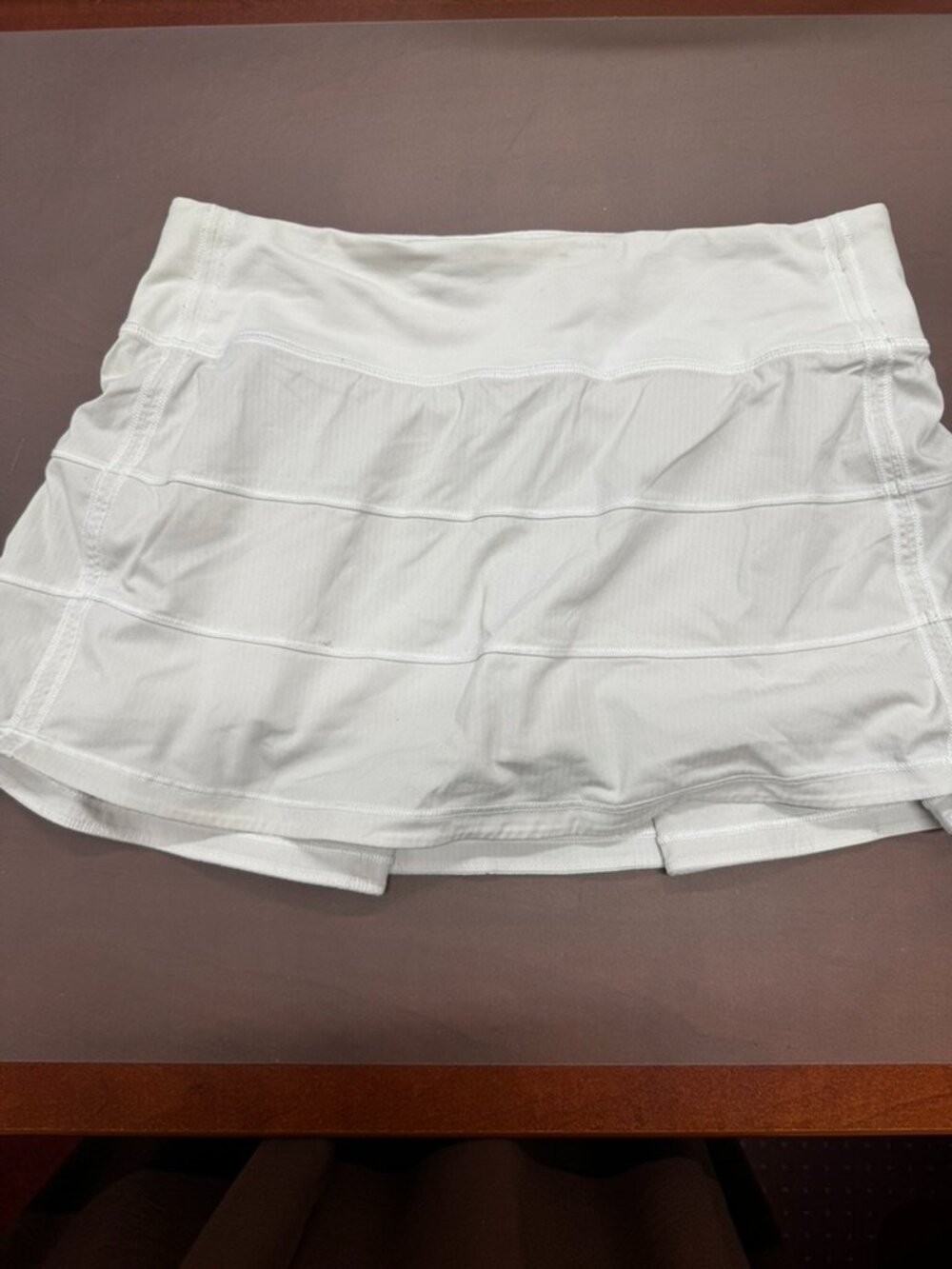 Lululemon Pace Rival Athletic Mini Skirt Skort White Size 4